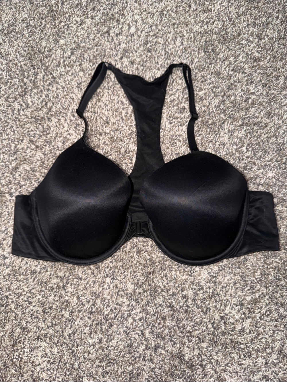 Victoria's Secret Black Racerback Molded Bra